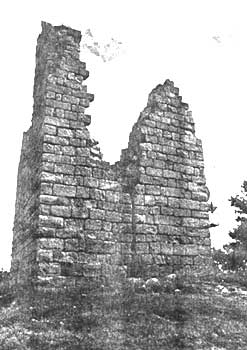 La tour de Brison en 1989.