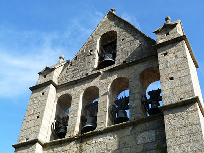 Burzet clocher de l'église