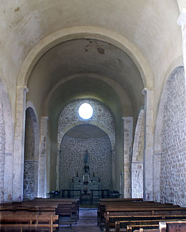 vue intérieure de la chapelle