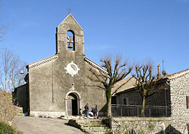 église de Freyssenet : façade occidentale