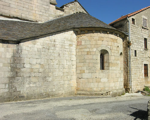 Gravières - église Saint-Victor : l'abside