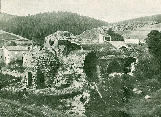 L'abbaye dans les dernières années du XIXe siècle.