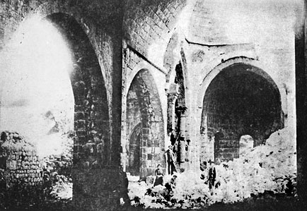 L'église abbatiale à la fin du XIXe siècle