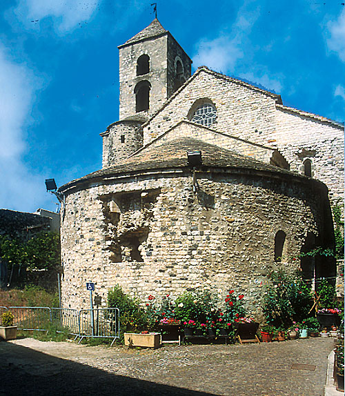 Meysse : abside de l'ancienne église