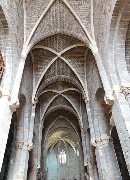 Abbatiale Saint-Chaffre du Monastier - Vo�te de la nef