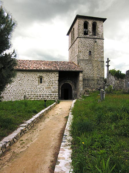 église de Nieigles : Façade nord et clocher