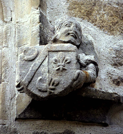 Chevet de l'église de Prunet : saint Grégoire