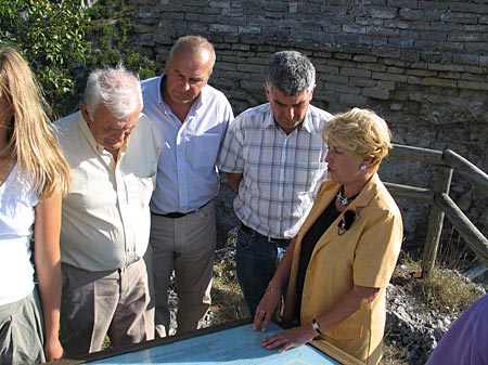Rochecolombe : Inauguration des travaux de restauration du village médiéval
