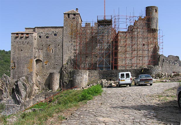 La face occidentale du château