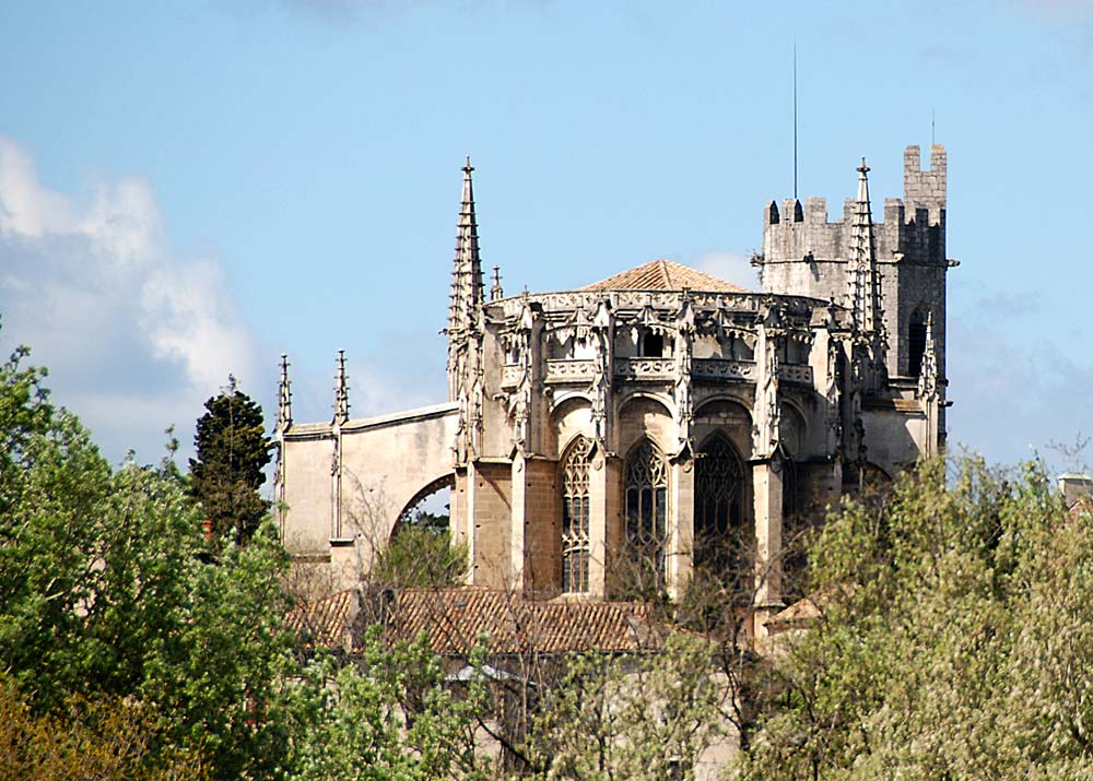 Viviers : Le chevet de la cathédrale